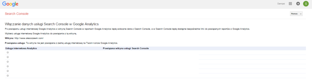 Jak połączyć Google Search Console z Google Analytics?