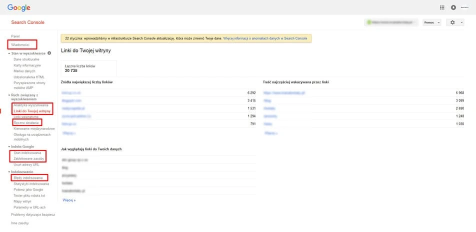 google search console panel 1