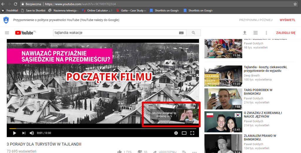 REKLAMA in stream 