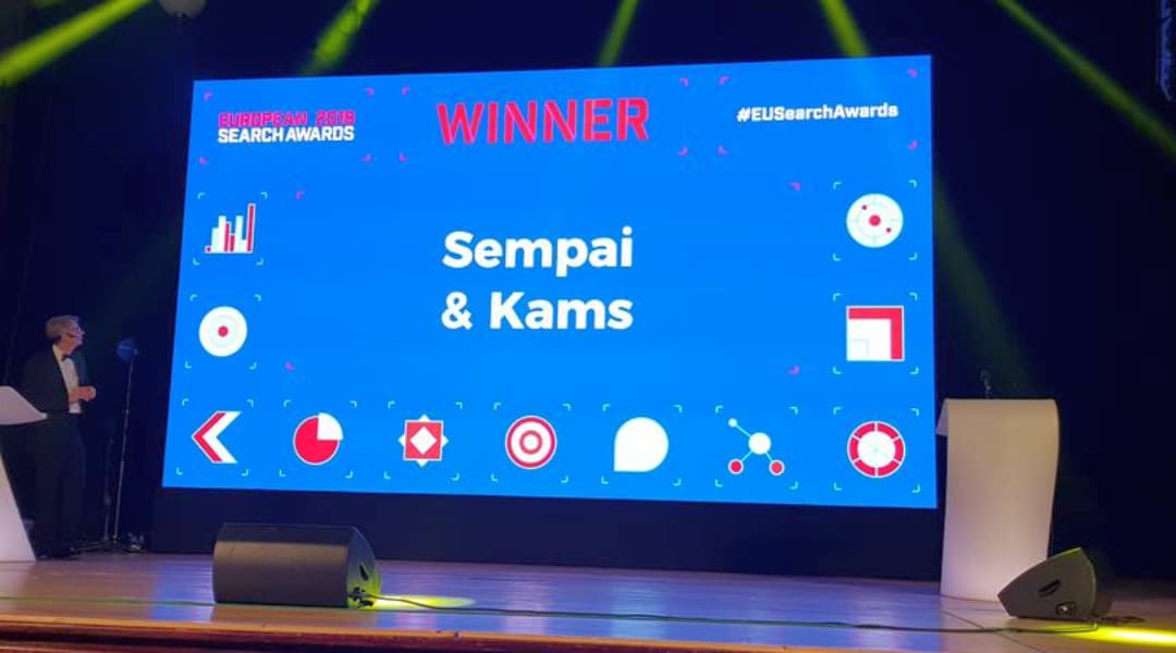 Sempai z nagrodą European Search Awards 2018