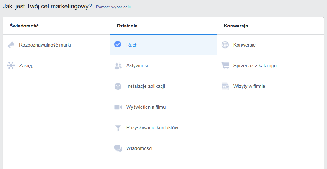 optymalizacja reklam na facebooku 1
