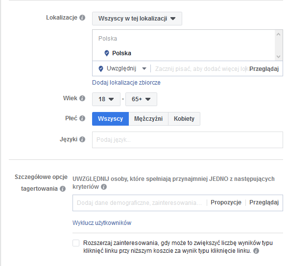 optymalizacja reklam na facebooku 3