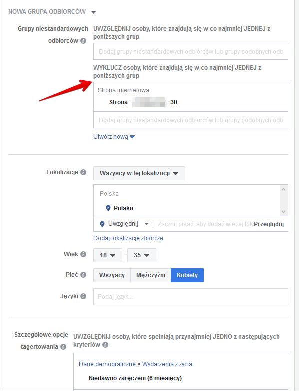 optymalizacja reklam na facebooku 4