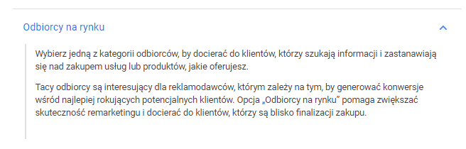 Kierowanie Odbiorcy na rynku GDN 2