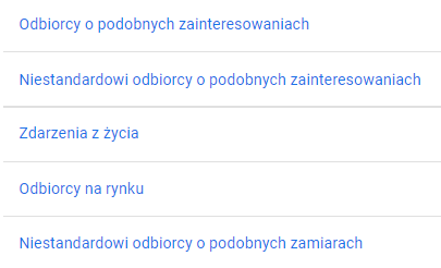 Kierowanie zainteresowania GDN 1