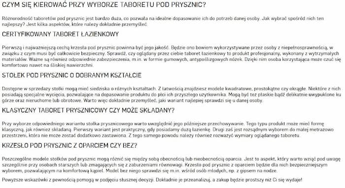 przyklad naglowkow w artykule