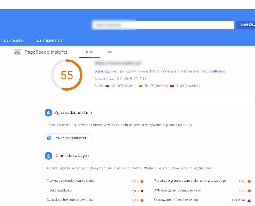 Google Speed Insights