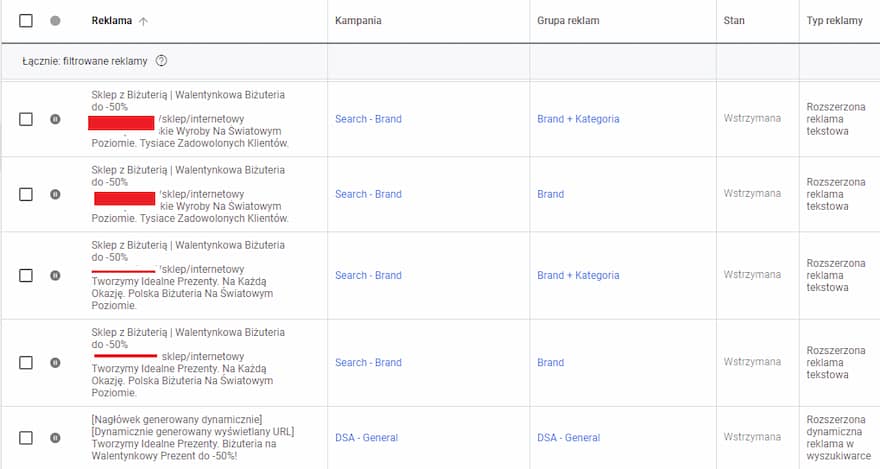google ads reklamy sezonowe