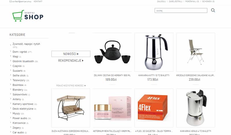 reklama produktowa google 2 - comparison shopping services