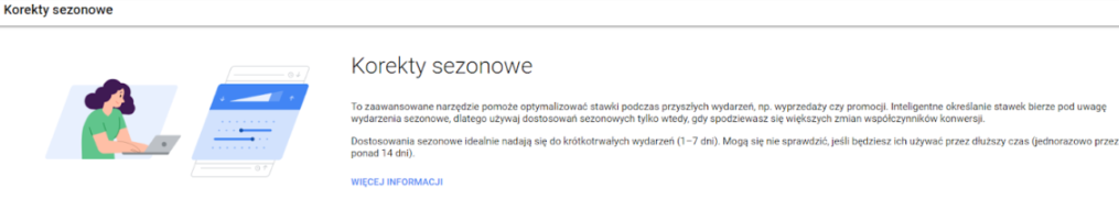 korekty sezonowe