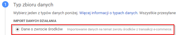 zwroty w google analytics 1.4