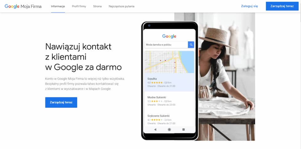 logowanie w google moja firma