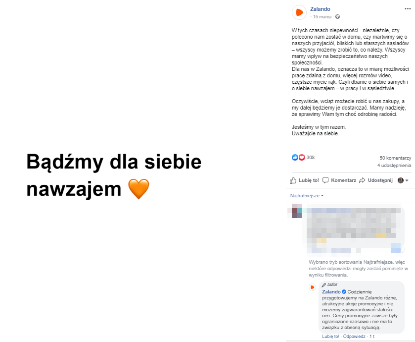 COVID-19 ZALANDO