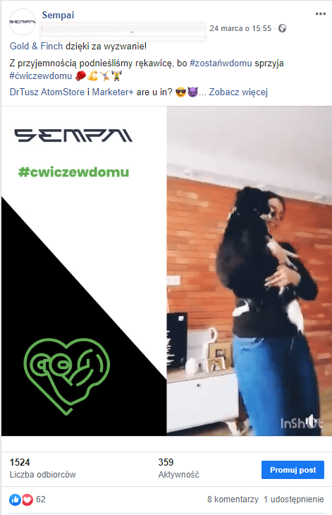 #cwiczewdomu na pracy zdalnej