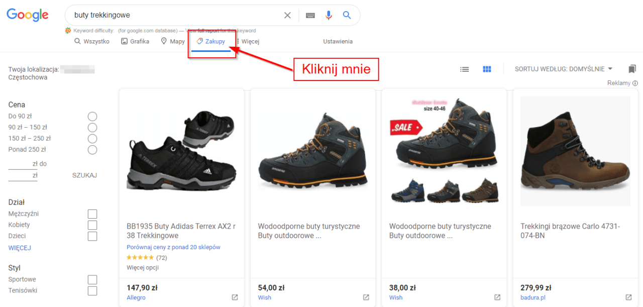 zakladka zakupy google 1