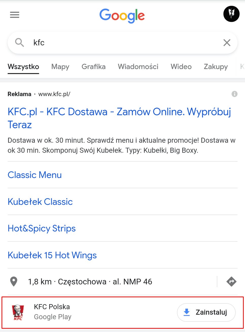 Reklama w Google Ads. Rozszerzenia aplikacji