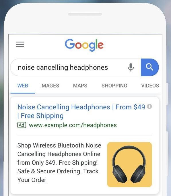Reklama Google Ads. Rozszerzenia graficzne