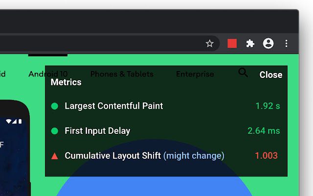 Core Web Vitals 