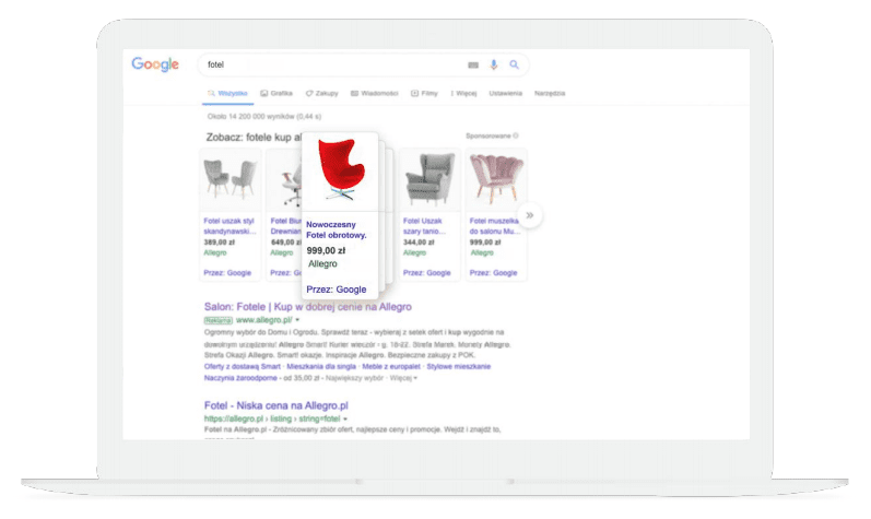 Allegro Ads - reklama w Google