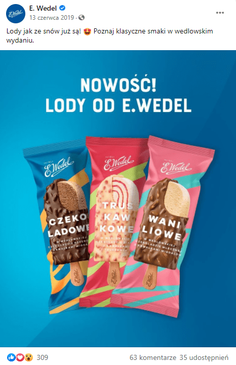 angażujące posty na facebooku - chwytliwe hasło na grafice