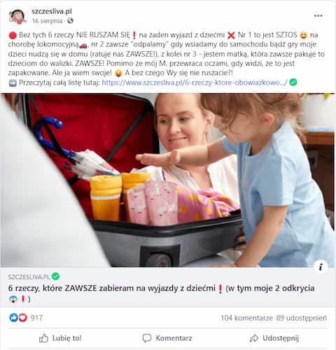 wykorzystanie treści blogowych w social media