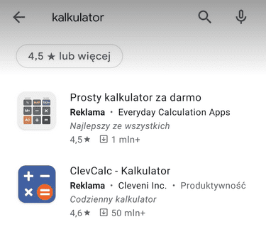miejsca wywiatlania reklam sklep google paly