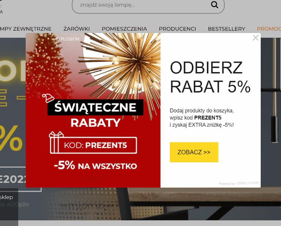 Marketing Automation - pop-up