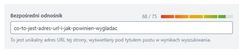 adres url