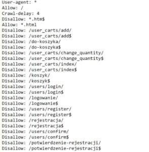 przykład pliku robots.txt