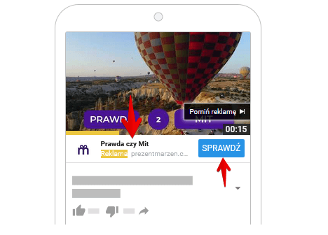 TrueView for Action - przykład