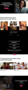 przykładowy landing page