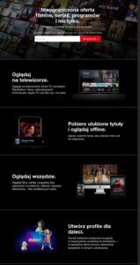 przykładowy landing page