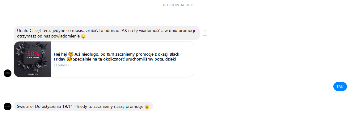 okno rozmowy