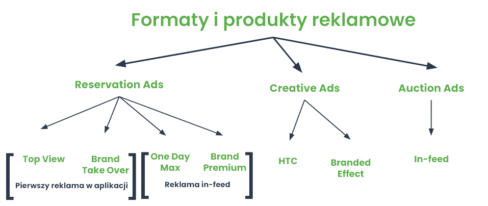 Formaty i produkty reklamowe TikTok Ads