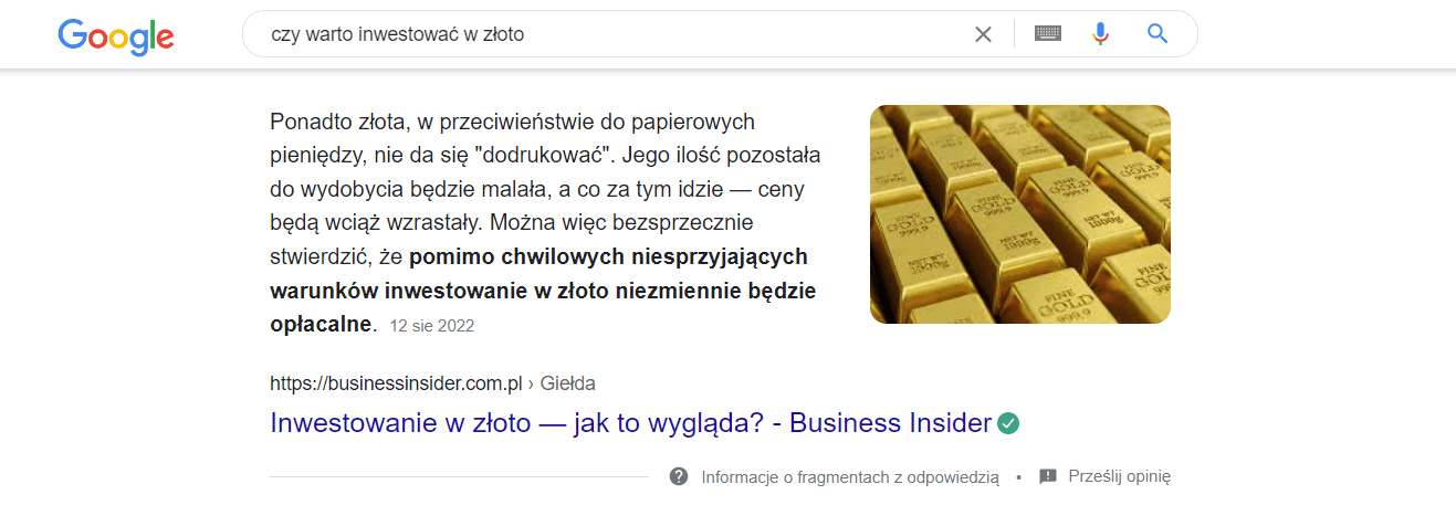 Featured Snippets