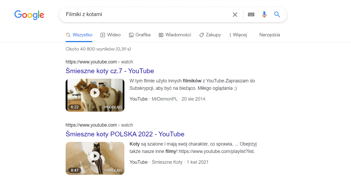 wideo google