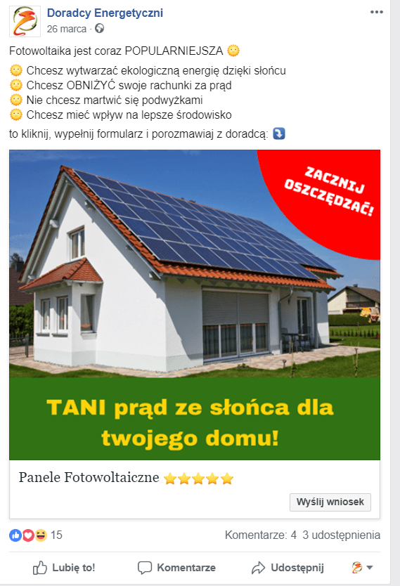 przykładowa kreacja reklamowa