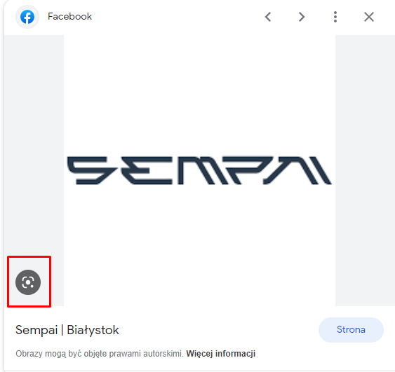 Szukanie obrazem za pomocą funkcji „Szukaj obrazu w Google”