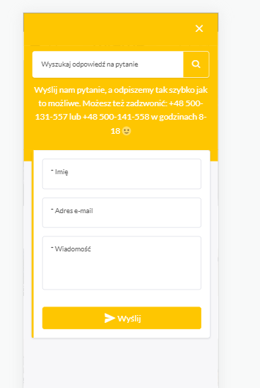 po optymalizacji chatu