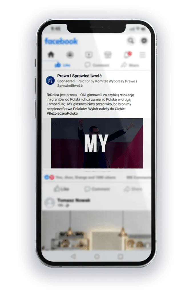 wybory 2023 meta ads pis
