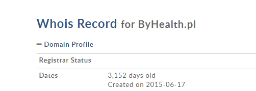 witryna klient ama 9 lat