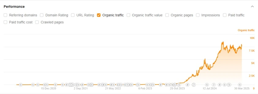 raport seo ruch organiczny