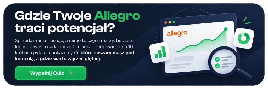 Allegro Quiz potencjalu sprzedazy
